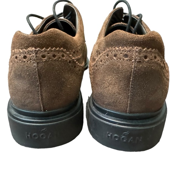 HOGAN***Men’s Brown Suede Oxfords Shoes***US 9****$585 - Picture 5 of 7